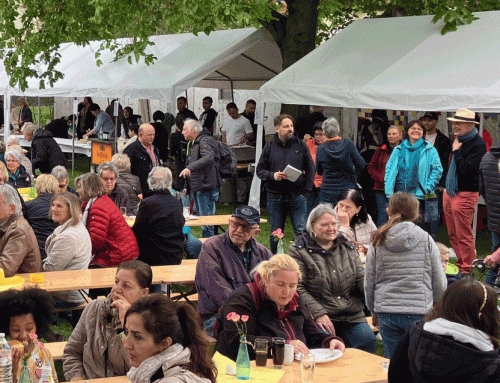 Frühlingsfest in der Siedlung